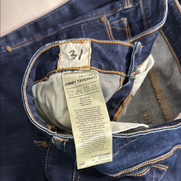 Jimmy Taverniti Blue Boot Cut Jeans with Classic Flare - Picture 7 of 7